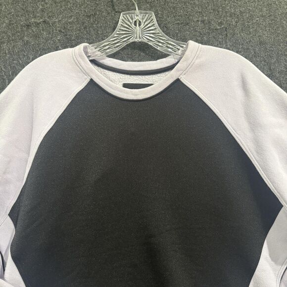 Koral Mantle Sweatshirt Women's Medium Black Lavender Warm Up Fleece - Picture 2 of 9